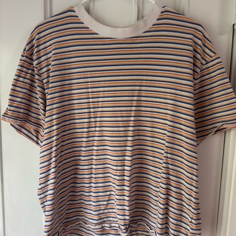 Abercrombie & Fitch Multicolor Striped Short-Sleeve T-Shirt